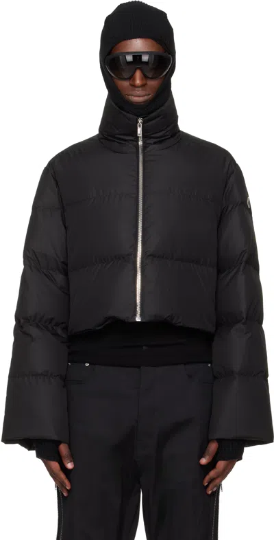 Rick Owens Moncler +  Black Cropped Cyclopic Jacket