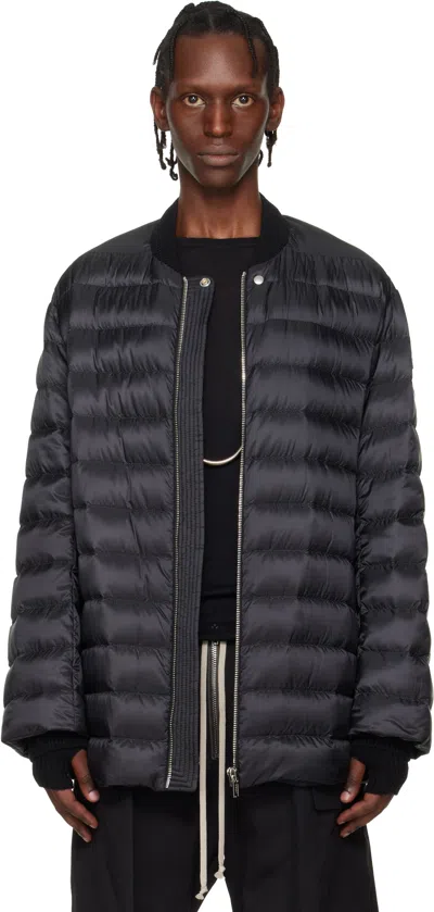 Rick Owens Moncler +  Black Flight Parka Jacket
