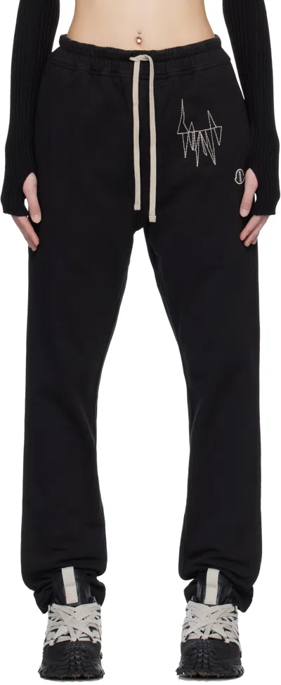 Rick Owens Moncler +  Black Jogger Sweatpants