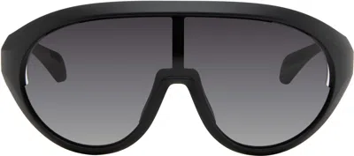 Rick Owens Moncler Oversized Gradient Lens Sunglasses In Gray