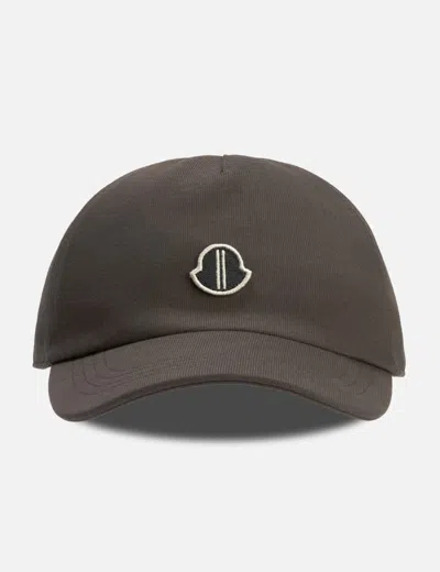 Rick Owens Ri327828bm Logo-embroidered Cotton Baseball Cap In Brown