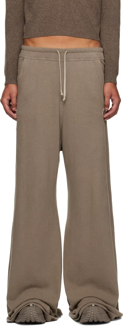 Rick Owens Moncler +  Gray Belas Sweatpants In 25u Dust