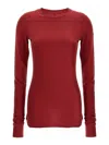 Rick Owens T-shirt In Red
