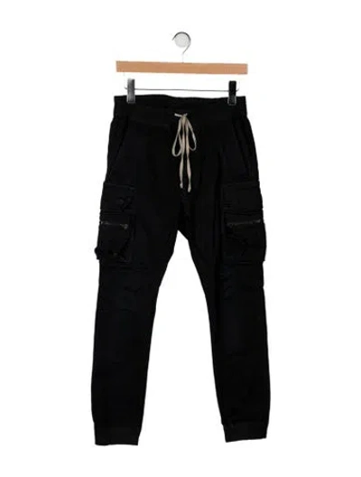 Pre-owned Rick Owens Moto Jeans In Black