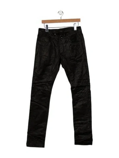 Pre-owned Rick Owens Moto Jeans W/ Tags In Black