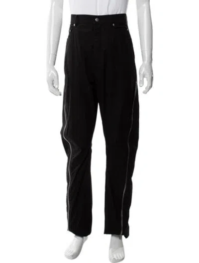 Pre-owned Rick Owens Moto Pants In Black