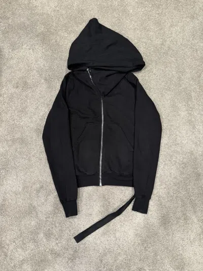 Pre-owned Rick Owens Mountain Hoodie In Black
