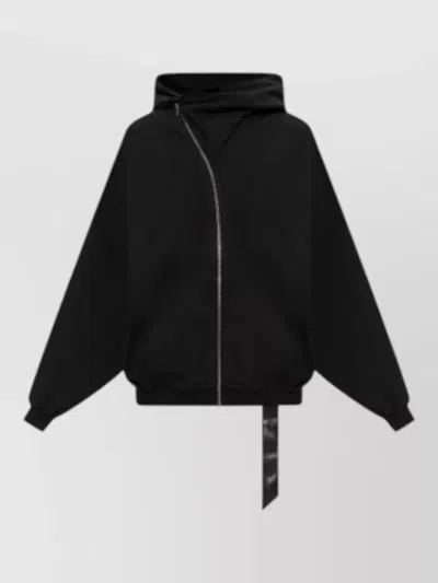 Rick Owens Mountain Hun Hooded Jacket Drkshdw In Black