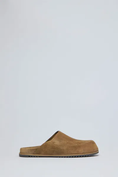 Rick Owens Mule Granola In Brown
