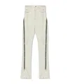 Rick Owens Bolan Banana Zip Raw Hem Jeans In White
