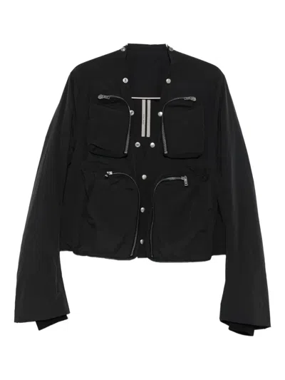 Rick Owens Multi-pocket Jacket In Black
