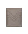 Rick Owens Gray Concordians Square Card Holder In Gray