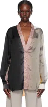 Rick Owens Multicolor Larry Shirt In 100d Lido Degrade