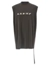 Rick Owens Multicolor Trap T Sleeveless T-shirt In Gray