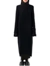 Rick Owens Long Coat Structured Back Vent In Animal Print
