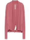 Rick Owens Naska Cardigan In Pink