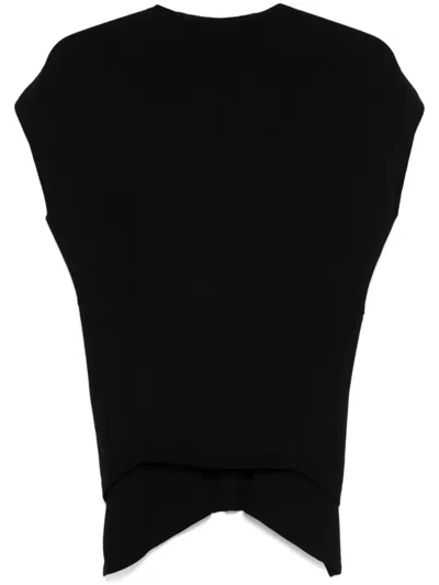 Rick Owens Edfu T Sleeveless Top In Black