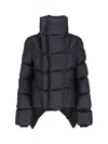 Rick Owens Naska Duvet Down Jacket In Blue