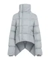 Rick Owens Blue Porterville Naska Down Jacket In Gray