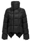 Rick Owens Down Porterville Naska Puffer Jacket In Black