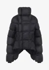 Rick Owens Naska Duvet Down Jacket In Black
