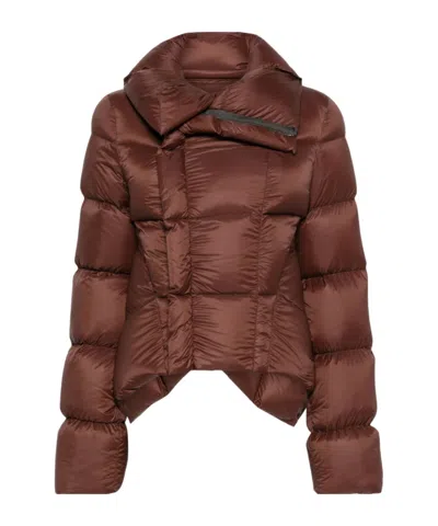 RICK OWENS RICK OWENS NASKA DUVET HIGH-LOW HEM DOWN JACKET
