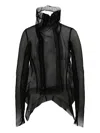 Rick Owens Naska Tulle Biker Jacket In Multi