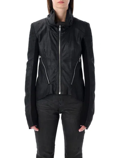 RICK OWENS RICK OWENS NASKA ZIPPED BIKER LEATHER