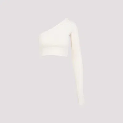 Rick Owens Natural White Ziggy Cotton Top