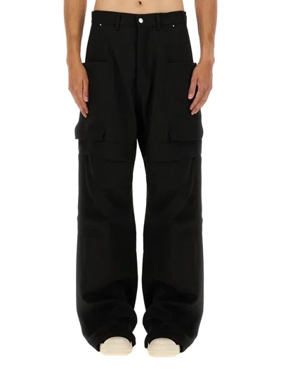 Rick Owens New Wool Trousers For Men - Perfect Fit In Black