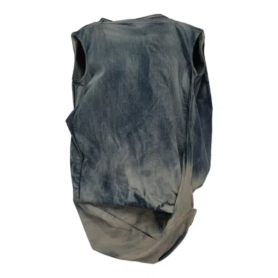 Rick Owens Nouveau Top Hustler Degrade In Blue