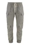 Rick Owens Cargo Pants Elastic Waistband In Grey