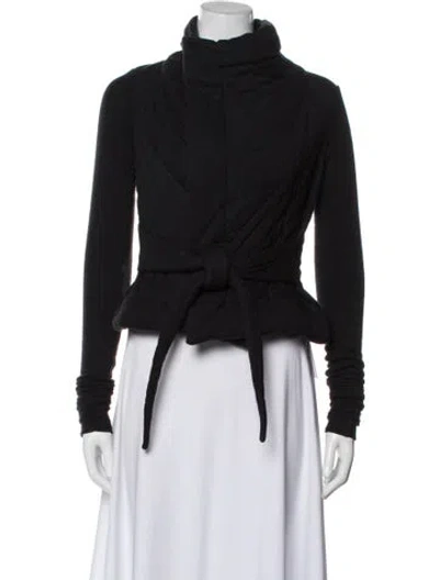 Pre-owned Rick Owens Nylon Evening Jacket In Gray