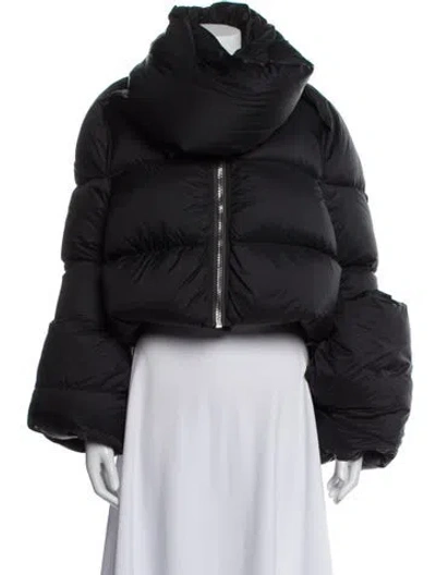 Pre-owned Rick Owens Nylon Jacket In Black