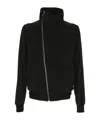 Rick Owens Mens Black Bauhaus Long-sleeve Cotton-jersey Zipped Sweatshirt In Black