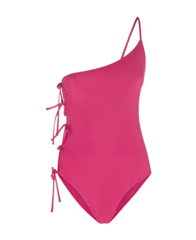 RICK OWENS RICK OWENS TACO SIDE TIE FASTENED SWIMSUIT