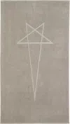 Rick Owens Grey Cotton Beach Towel In 8