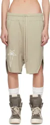 Rick Owens Off-white Champion Edition Beveled Pods Shorts