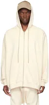 Rick Owens Jumbo Jason Cotton Hoodie In 21 Natural