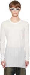 Rick Owens T-shirt With Round Neck And Long Sleeves