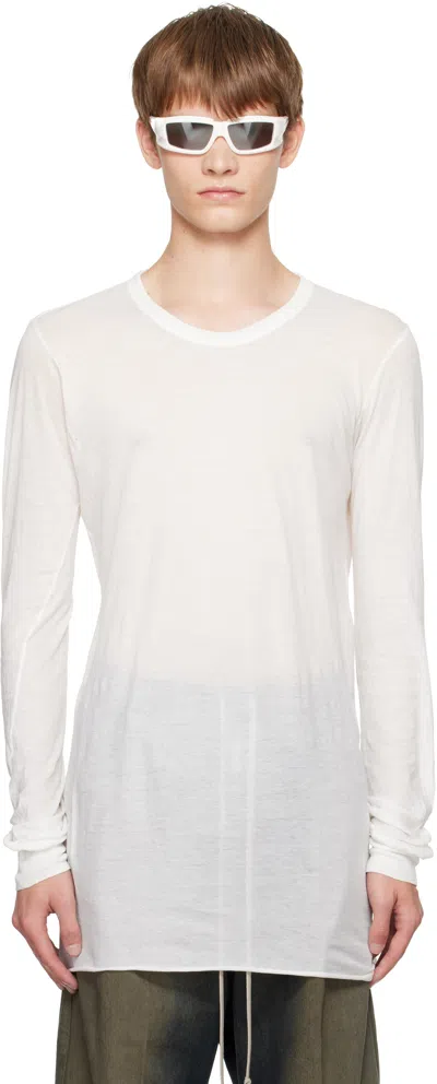 RICK OWENS OFF-WHITE CONCORDIANS BASIC LS T-SHIRT