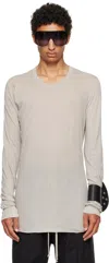 Rick Owens Off-white Concordians Basic Ls T-shirt In Neutral