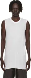 Rick Owens Off-white Concordians Basic Sl Tank Top In White