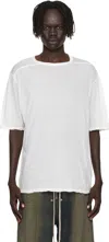 Rick Owens Off-white Concordians Brad T-shirt In White