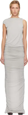 Rick Owens Off-white Concordians Eva Maxi Dress In White
