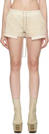 Rick Owens Off-white Concordians Fog Boxers Shorts In Neutral