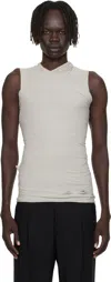 Rick Owens Off-white Concordians Hollywood Banana Top In White