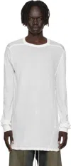 Rick Owens Off-white Concordians Level Ls T-shirt In White