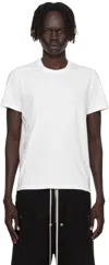 Rick Owens Off-white Concordians Short Level T-shirt In White