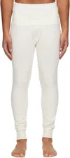 Rick Owens Off-white Concordians Thermal Leggings In White